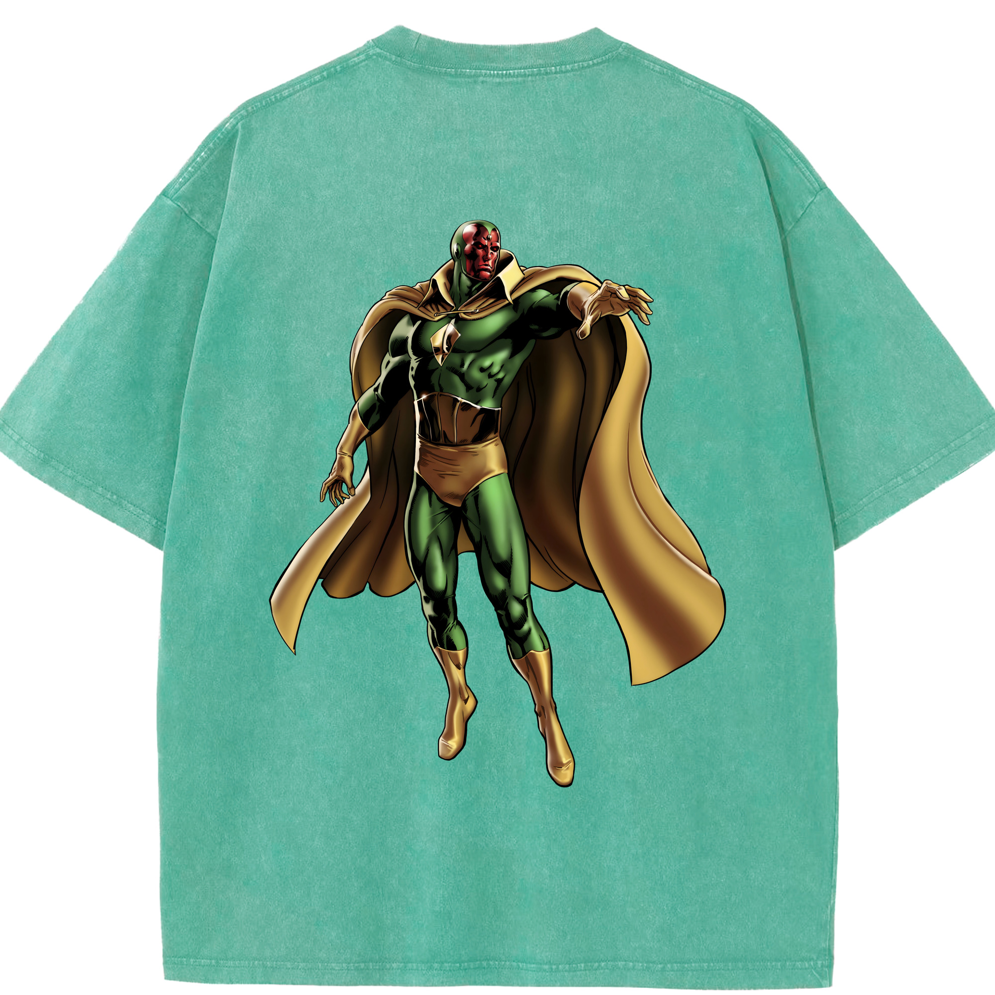 （画像用） アベンジャーズ The Avengers 綿100% ヴィンテージ風 半袖Tシャツ（背面プリント）